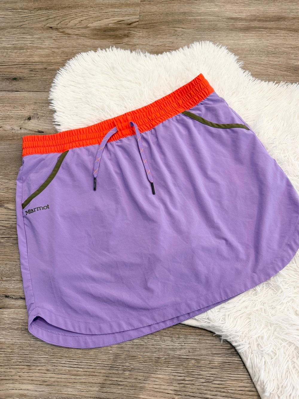 Marmot Athletic Skort Disney Figment Epcot Skirt Large Disneybound
